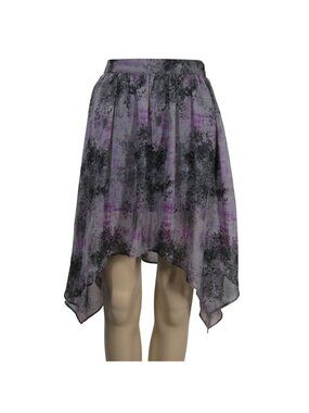 WHIMSIGOTH Fairy SHEER Asymmetrical Floral Witchy Romantic Coquette Y2K Skirt S